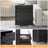  Louby 5 Pieces Farmhouse King Bedroom Set, Black-101644235-101644236