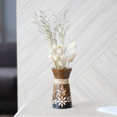 Jillienne Handmade Wood Table Vase