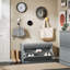 Boehm Polyester Upholstered Storage Bench-1219900416