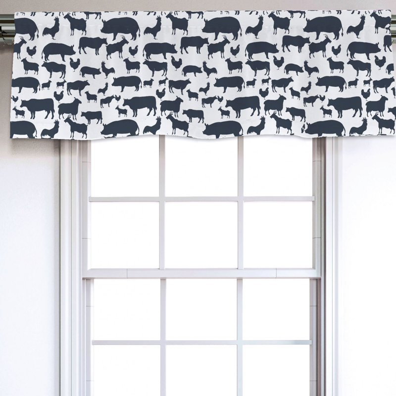 Sateen Ruffled Window Valance