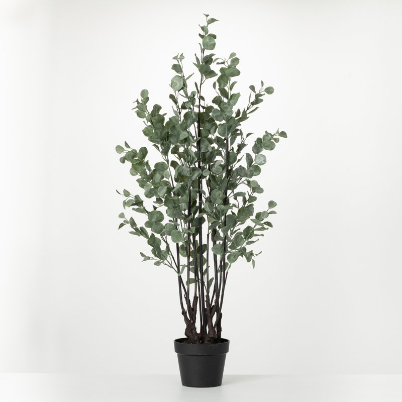 Eucalyptus artificiel 46 po en pot