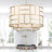 Abbeville 6 - Light Unique/Statement Drum Chandelier-323351081