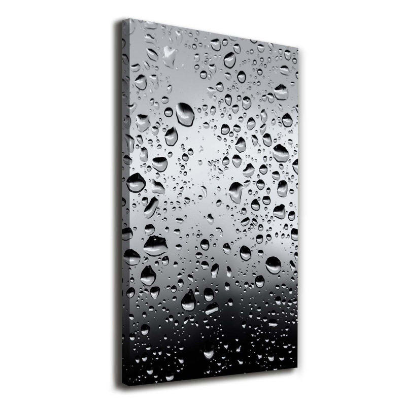 Drops Of Water - Wrapped Canvas Print