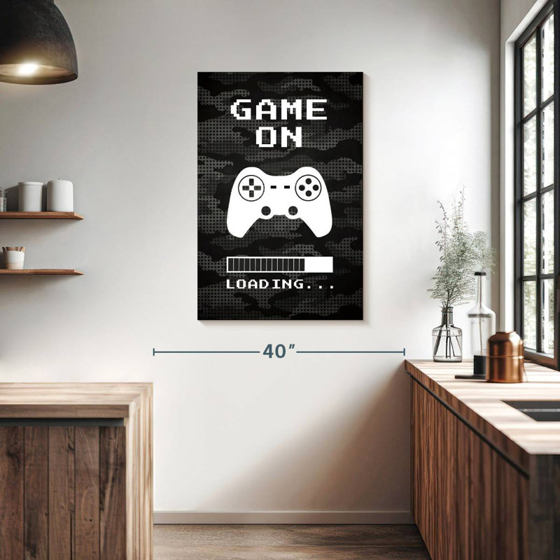 Kema Game On Loading, 39" H x 26" W