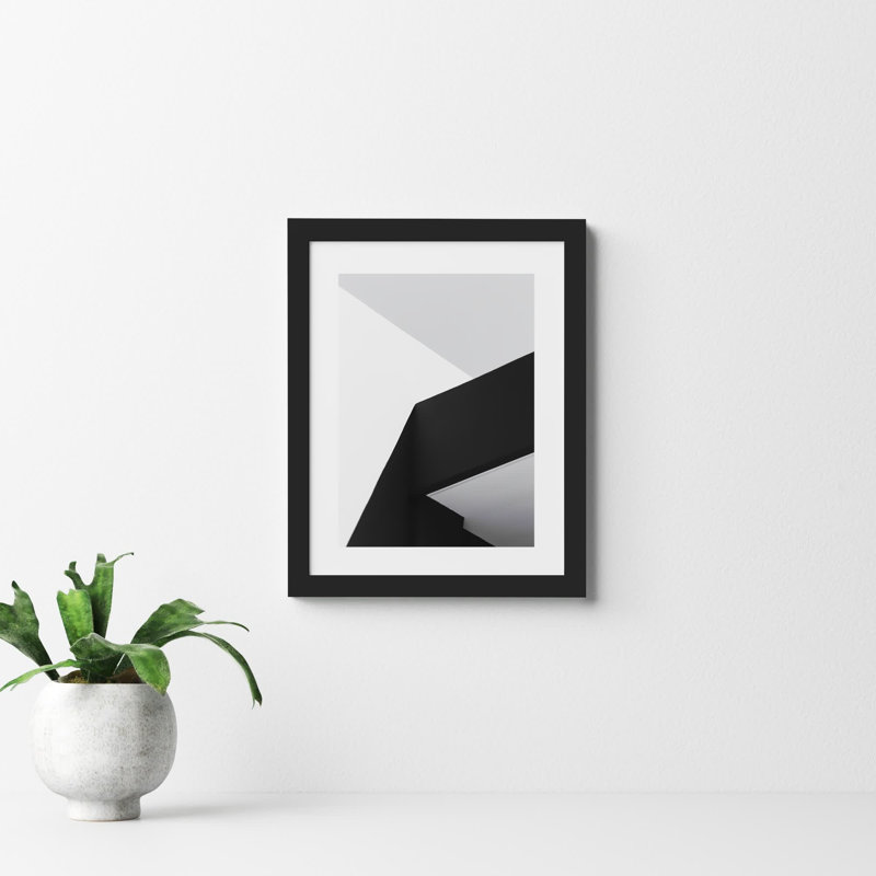 Architecture 1 by Design Fabrikken, 19.12" H x 15.12" W x 0.88" D, Black Framed Paper