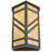 Santa Fe Bronze Flush Mounted Sconce