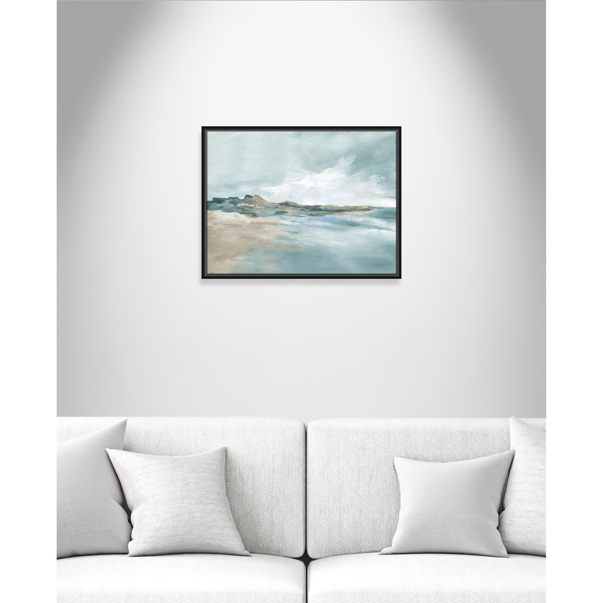 Sandpoint Print by Carol Robinson, Black, 19.5" H x 25.5" W