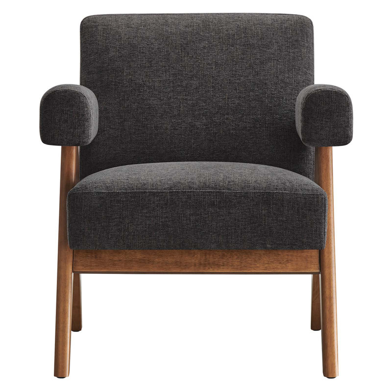 Modway Lyra 27.5'' Wide Armchair, Dark Gray