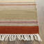 Pueblo Handwoven Wool Red/Beige Rug