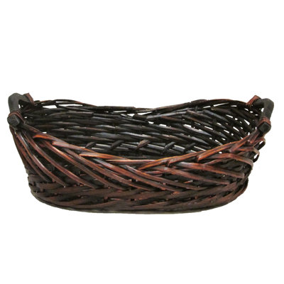 Panier en bois massif split willow bateau
