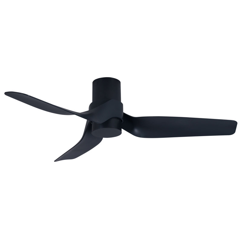 Perspections Ceiling Fan Nautica White with LED Light , Black