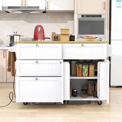 50 " W Kitchen Island Set