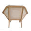 Fauteuil d'appoint 41 po x 32 po x 29,5 po Tectona