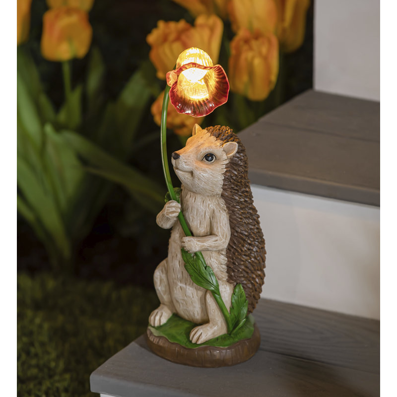 Harda Hedgehog Plastic Garden Statue