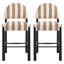 Tabouret de comptoir revêtu de lin 26,4 po Hyland-982135610-993774935