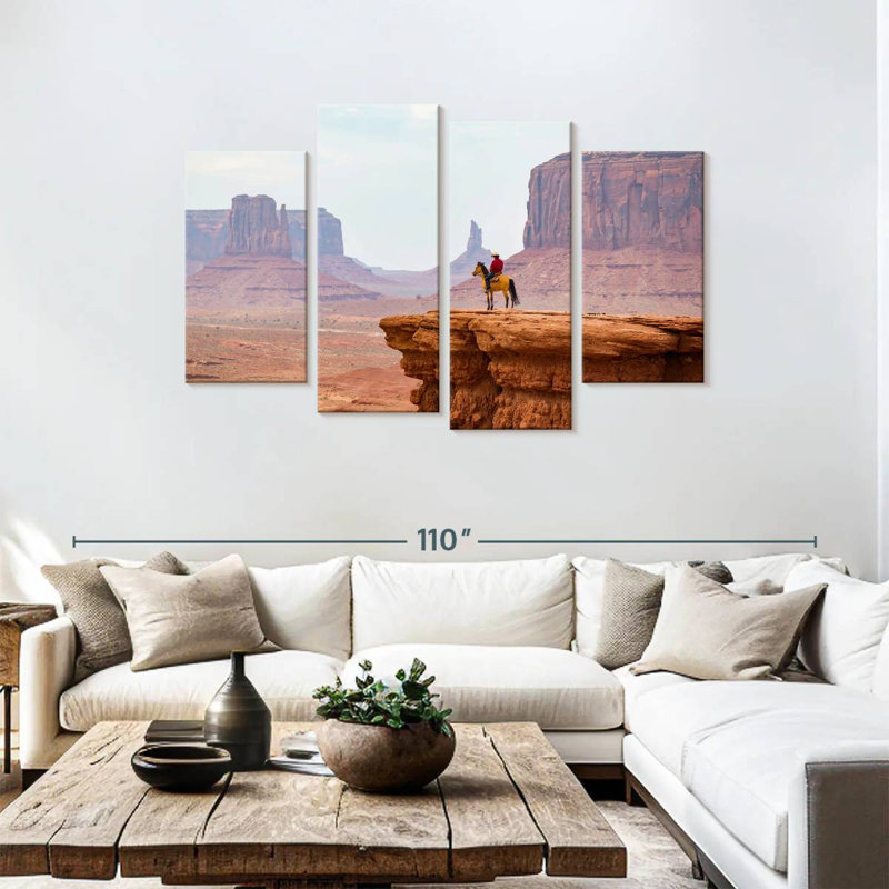 Lelar Cowboy Of Monument Valley, 48" H x 75" W