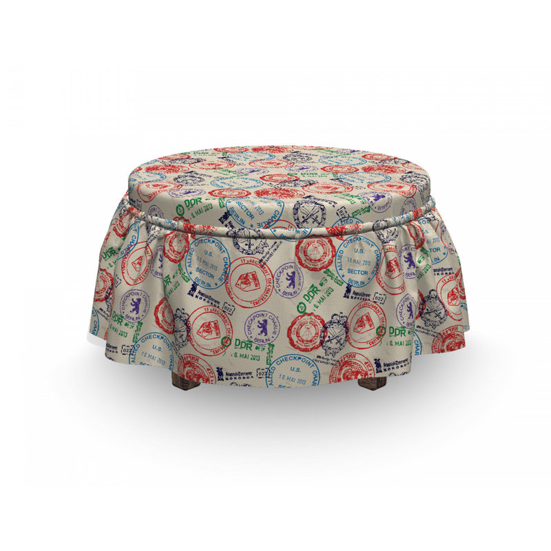 Housse pour repose-pieds des timbres passport