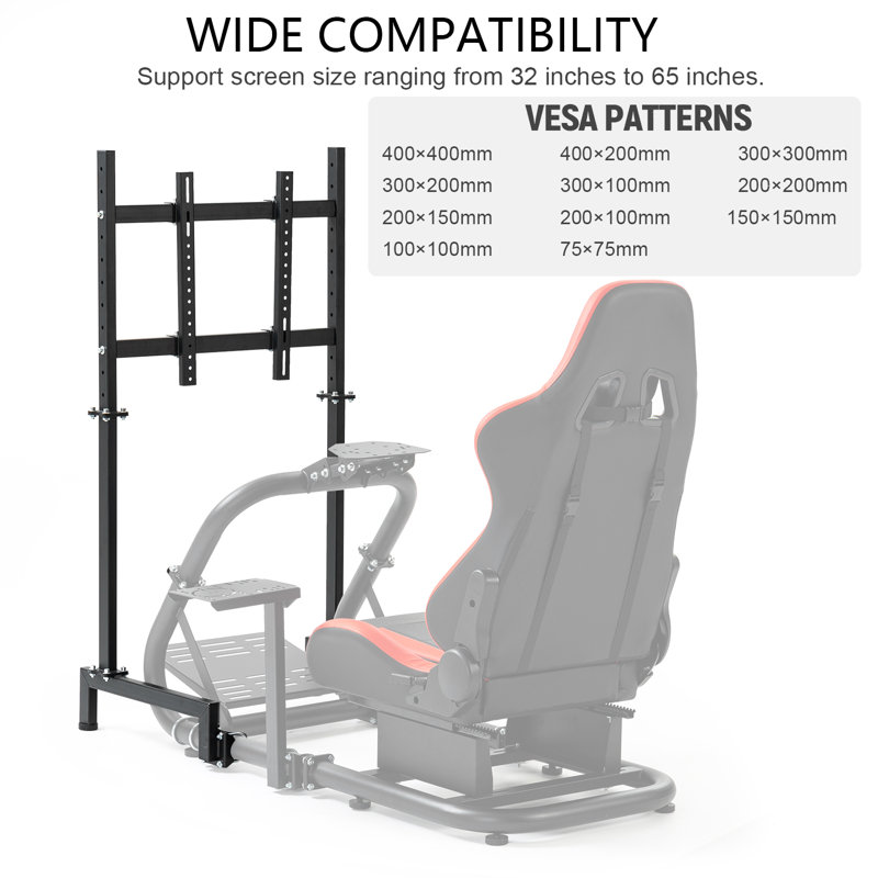 Borough Wharf Ergonomic PC & Racing Game Chair in Black