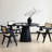 Canete Modern simple style solid wood dining table-1205872593