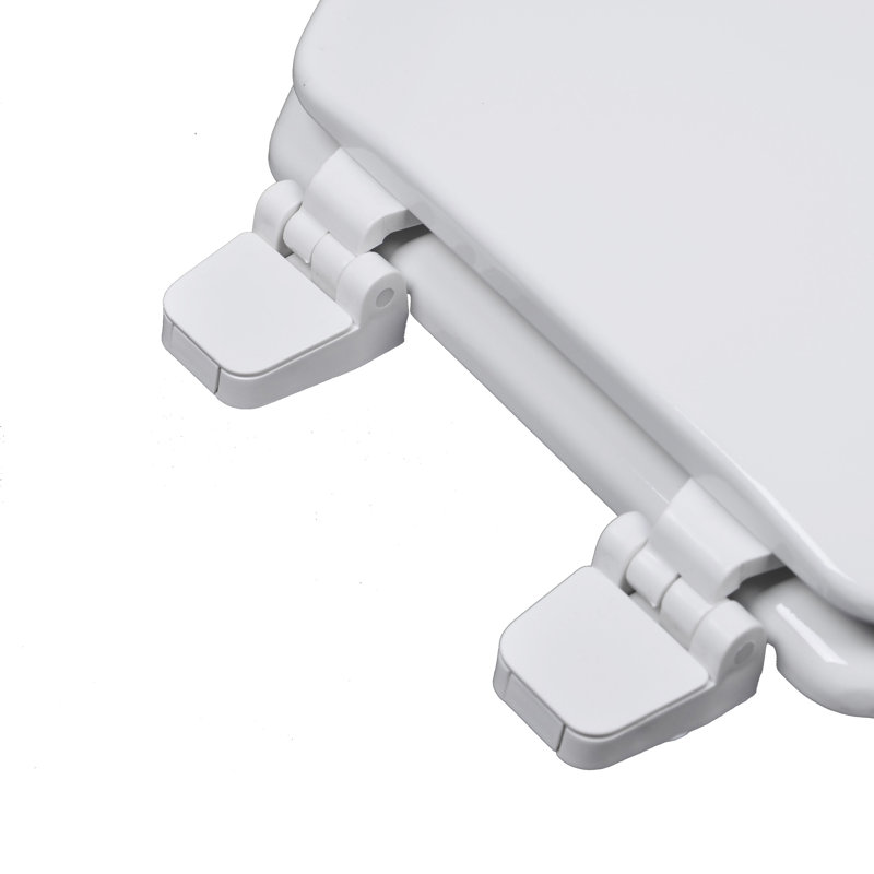 Round Toilet Seat and Lid, Cotton White (Bright White)