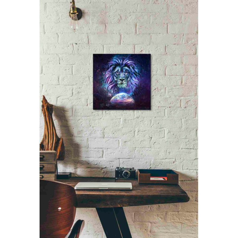 'Guardian' by Cameron Gray, Canvas Wall Art, 12" H x 12" W x 0.75" D