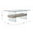 Kayley Glass Top Single Coffee Table-1922962499