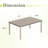 Rectangular Outdoor Patio Dining Table-2120529967