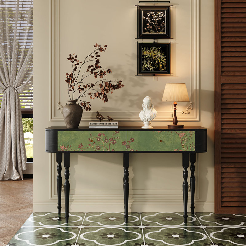 Commode d'entrée en bois massif