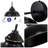 Brantley 12.25"W Dimmable Black Outdoor Wall Light