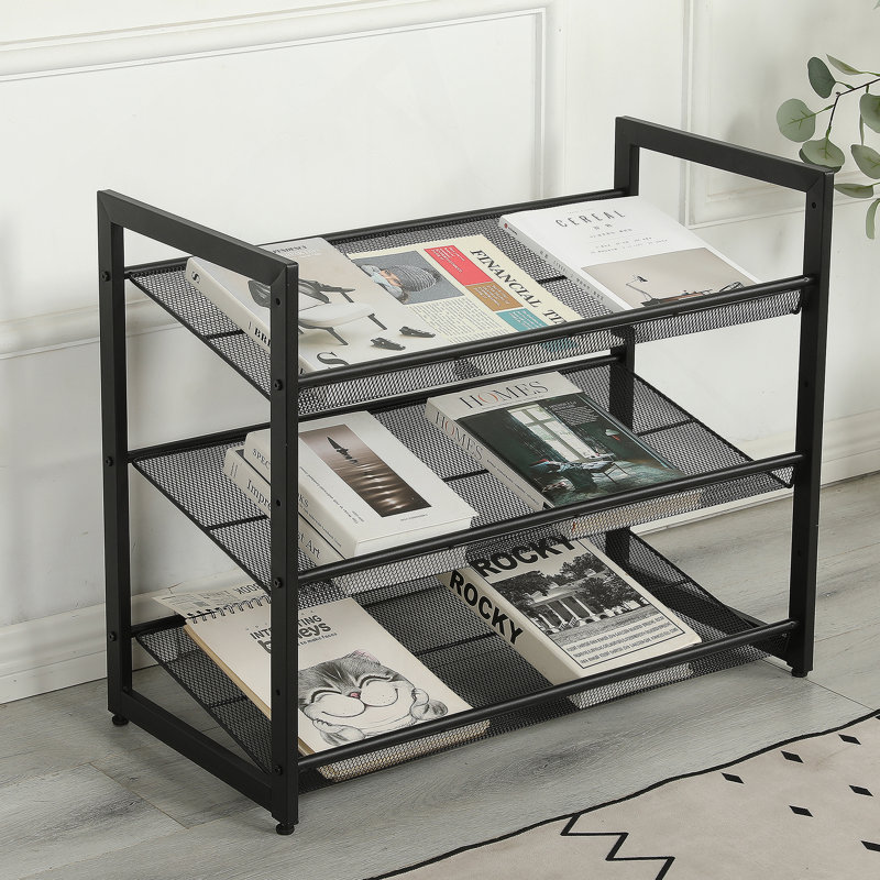Bookshelf, 3-Tier Freestanding Shoe Rack