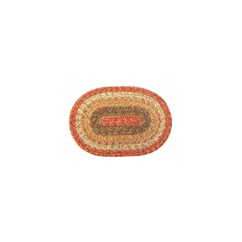 Récapitulatif en coton tressé Dimmick, H 0,5 po x l 15 po x P 10 po, Orange