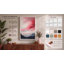 Mountains at Sunrise Minimalist 1 Piece Wrapped Canvas Wall Art-1792066391-1792066377