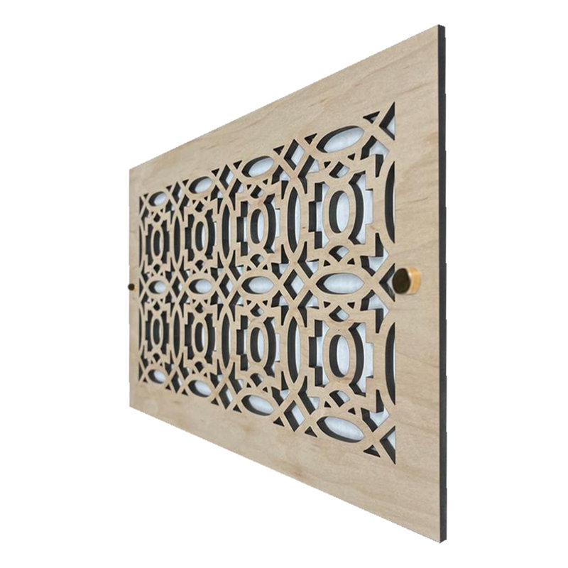 Registres muraux et de plafond Stellar Air avec vis en laiton - 6 x 16 (ouverture de conduit) 8 x 18 - taille totale - marocain