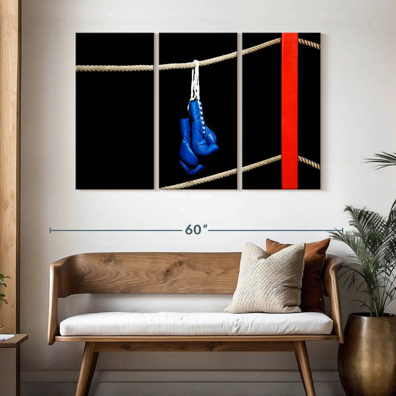 Boxing Gloves, 32" H x 50" W
