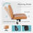 Brenae Upholstered Armless Swivel Task Chair-122807480-97704766