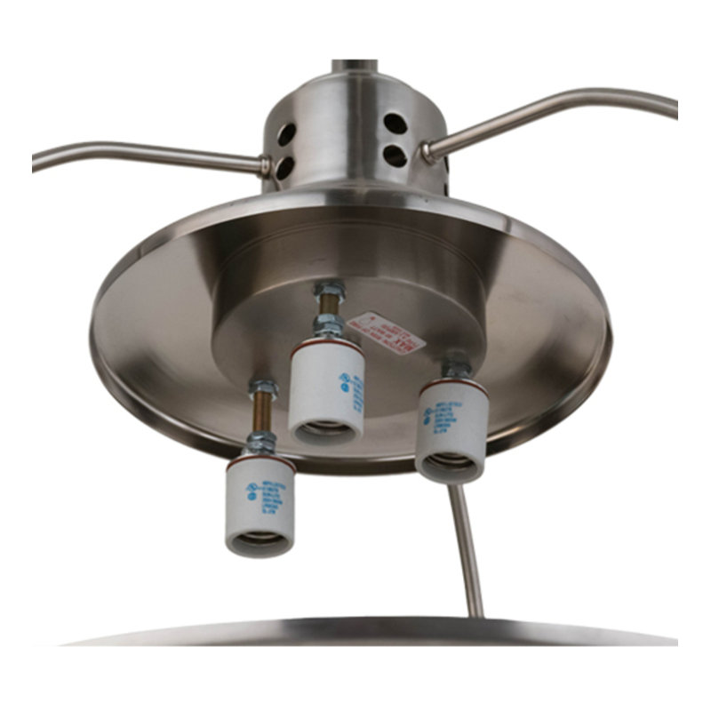 Klinger 3 - Light Nickel Dome Pendant