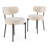 Sherpa Fabric Upholstered Dining Chairs With Backrest For Dining Room, Kitchen, Living Room-20026932-3439311
