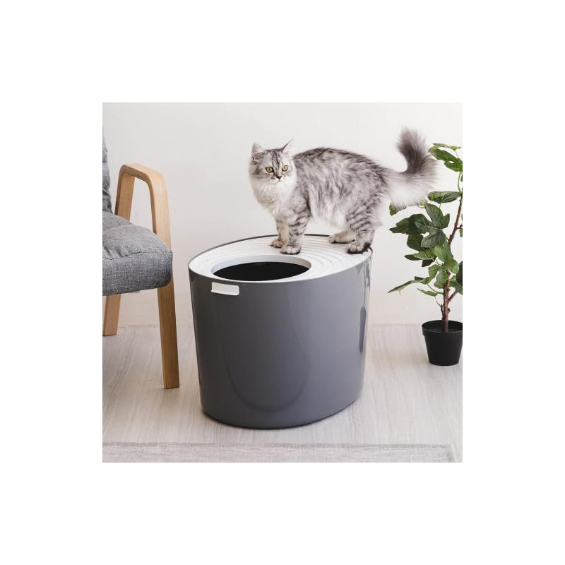 Polypropylene Litter Box, Grey