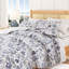 Ensemble de courtepointe bleu avec coquillages Seashell-133568093