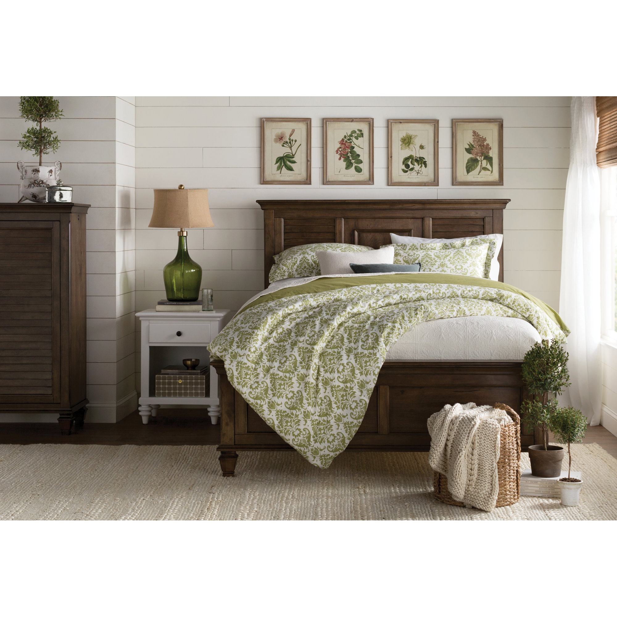 Acworth Cotton Duvet Cover Set, Full / Queen Duvet Cover + 2 Standard Shams