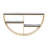 Wooden 3 Shelves Wall Shelf with Half Moon Shape