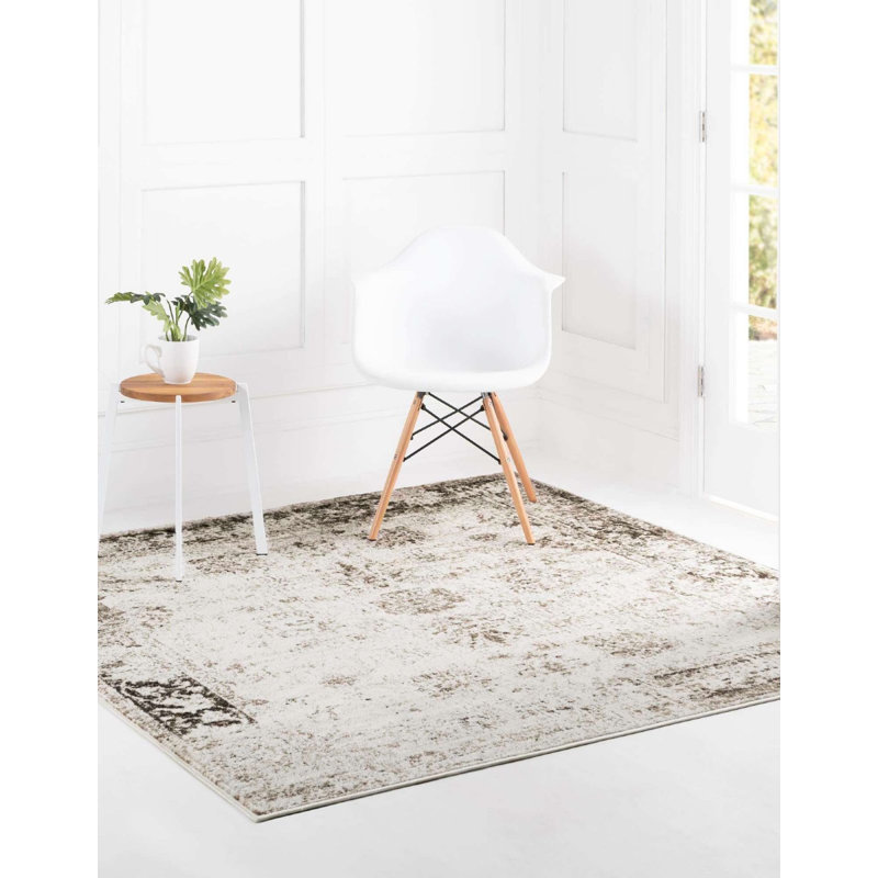 Mangine Indoor Rug, Square 5'3"