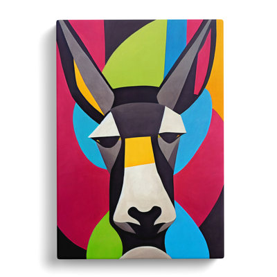 Donkey Abstract Vol.2 - Wrapped Canvas Print