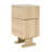 MDF Creative Rotatable Robot Storage Side Table