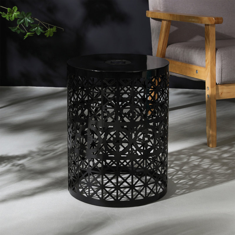Cranbrook Side Table （Only Include Table), Black