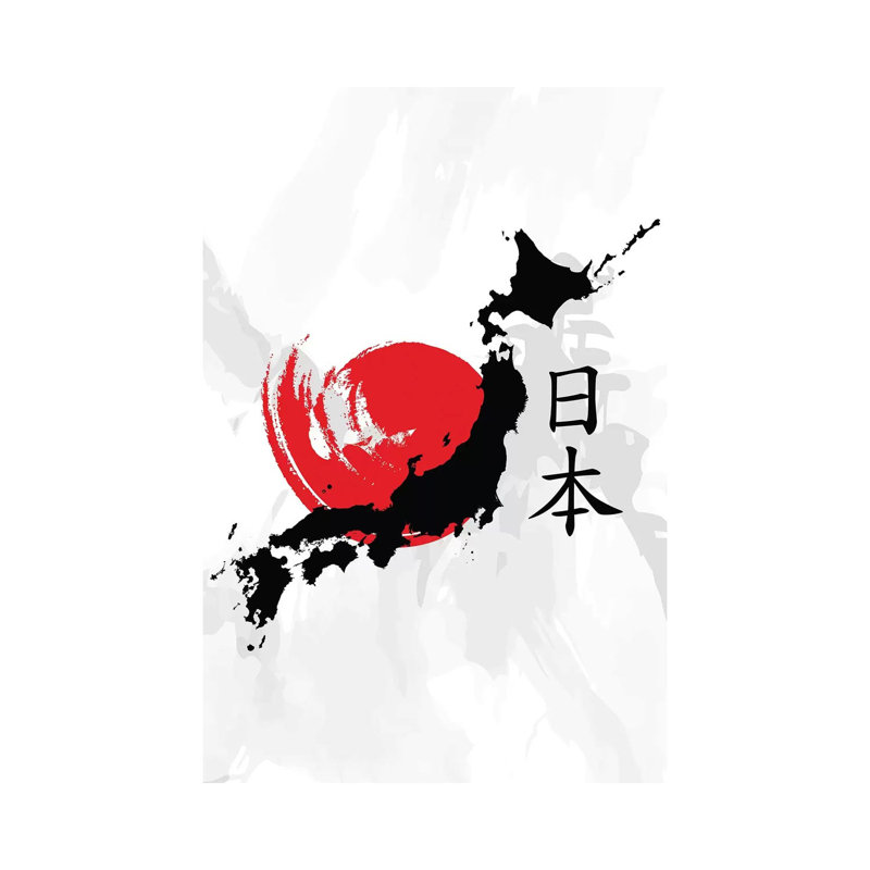 "Japon" par Russel, impression sur toile tendue, H 40 po x l 26 po x P 1,5 po