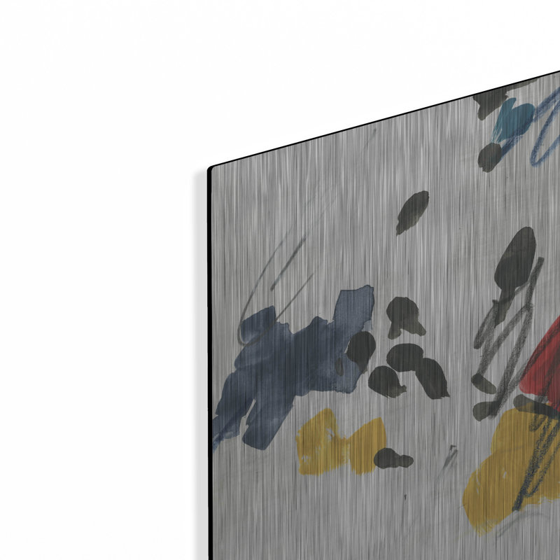  «Color Torrent 2» par June Erica Vess, art mural en métal, 12 po x 12 po, H 12 po x l 12 po