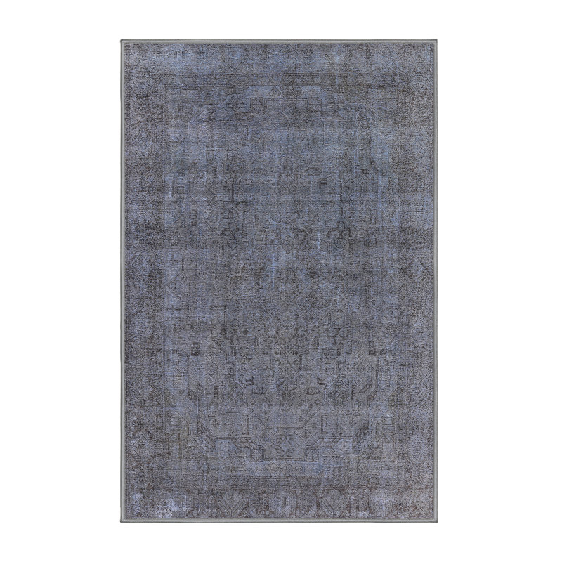 Tapis oriental gris, Rectangle 5 pi x 7 pi