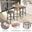 Ensemble de 3 tables de bar rondes noires pour 3 avec rangement-1384639676-1384639667
