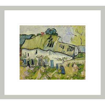 «The Farm in Summer» par Vincent van Gogh, impression giclée encadrée